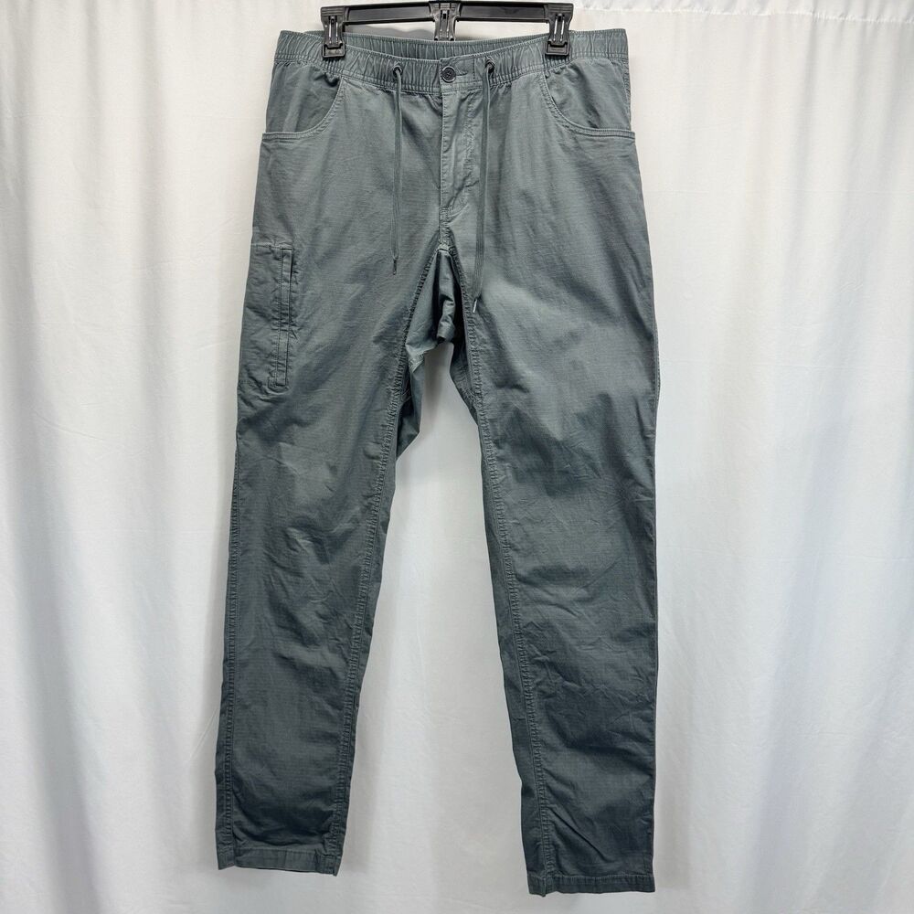 BYLT Premium Basics Weekender Pant Mens XL Sage Green Ripstop Cargo 34” Inseam